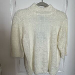 NWT Marled Soft Cream Turtleneck Sweater